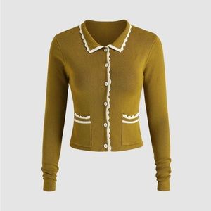 Old-style Long Sleeve Cardigan